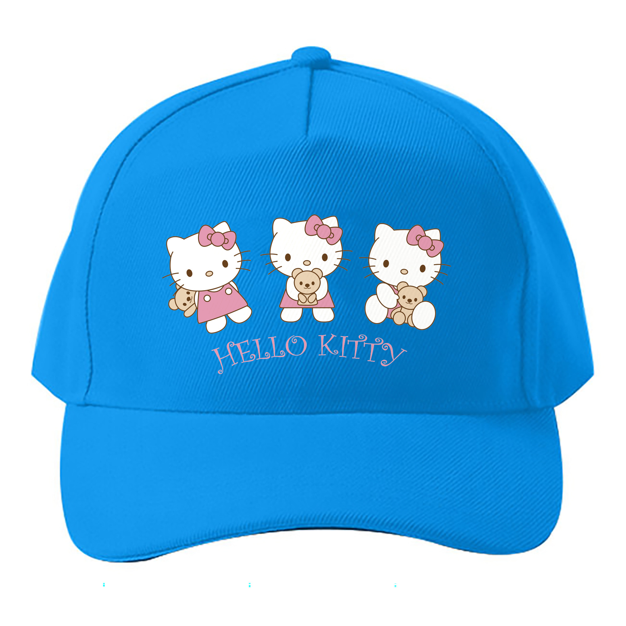 （画像用） Hello Kitty ハローキティ ベースボールキャップ 綿100％ 男女兼用 帽子 スポーツ